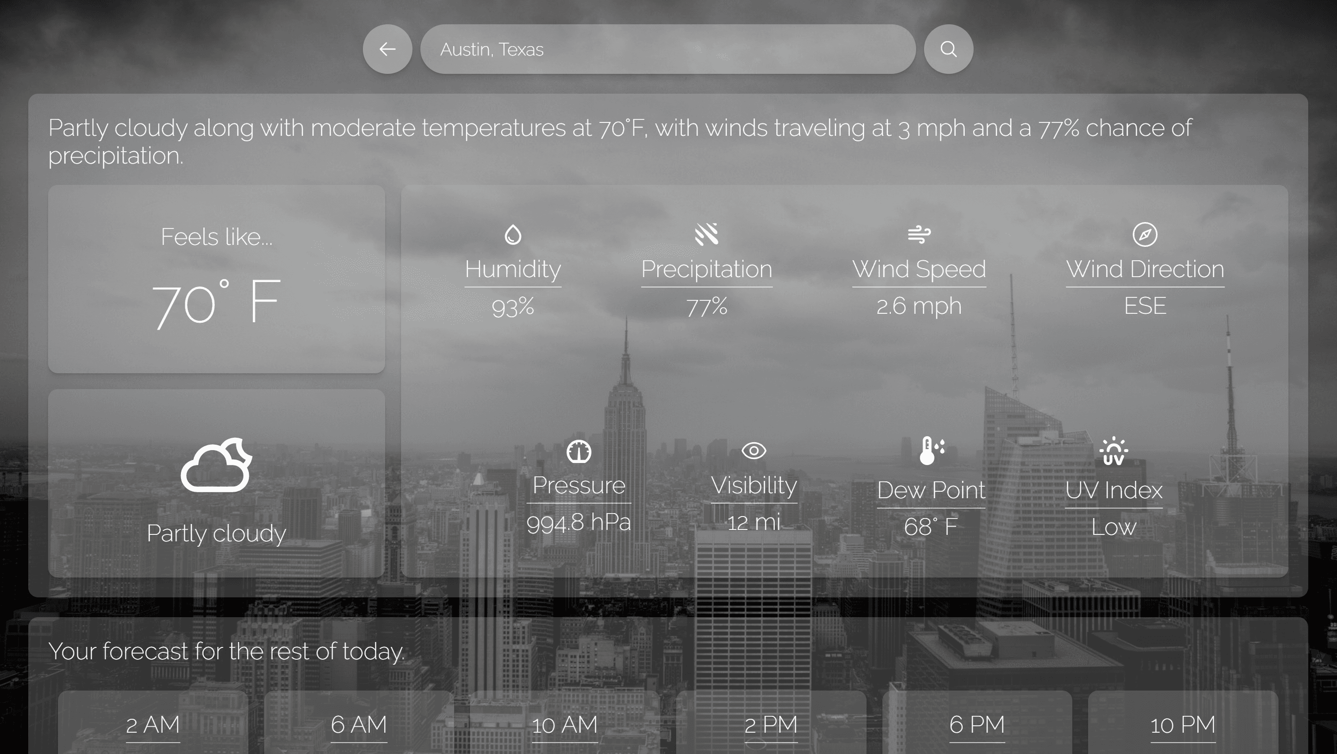 Image of "Weather Reporter" project